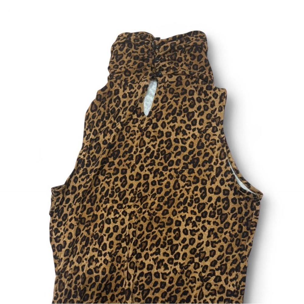 Ralph Lauren Brown Leopard Print Top